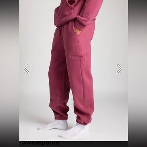 Airplane Mode Sweatpants In berry